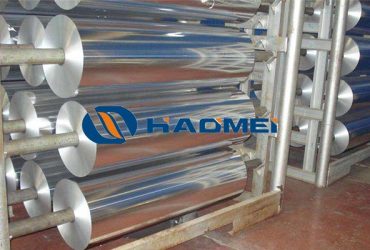 Aluminium foil manufacturing process and thickness control