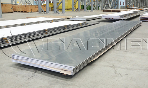 finished aluminum sheets