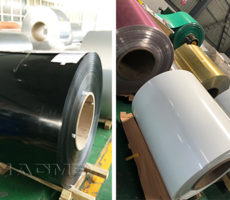 1050 color aluminum coil rolls for name plates