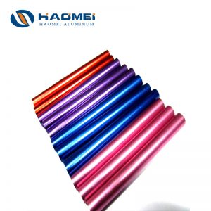 color anodized aluminum pipe
